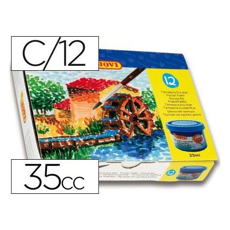 Tempera Jovi escolar 12 colores
