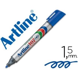 Rotulador permanente Artline 107 azul