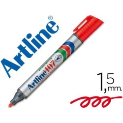 Rotulador permanente Artline 107 rojo