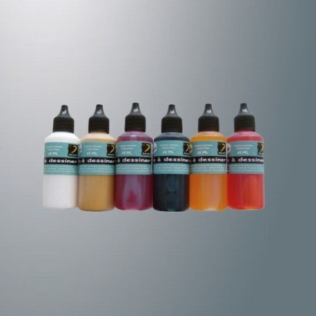 Acuarela - anilina Dalbe 60ml. Plata