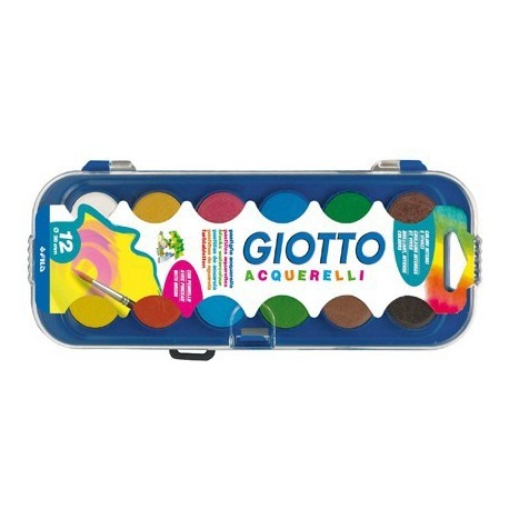 Acuarelas Giotto Maxi 12 colores