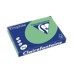 Papel Color Trophée A3 500f.80gr. verde natural