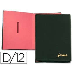 Portafirmes acordió 12 dep. 335x245mm. negre