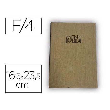 Carpeta portamenús 16,5x23,5cm