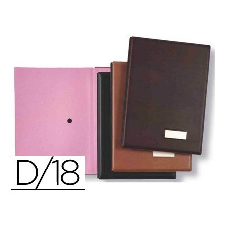 Portafirmes acordió 18 dep. 335x245mm. negre