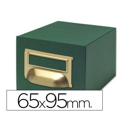 Fitxer fitxes tela verda 1000 fitxes nº1 65x95mm