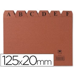 Índex alfabètic 200x120mm.