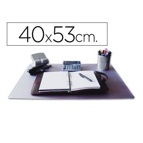 Vade de sobretaula PVC transparent 40X53cm