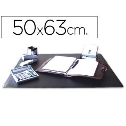 Vade de sobretaula PVC negre 50X63cm