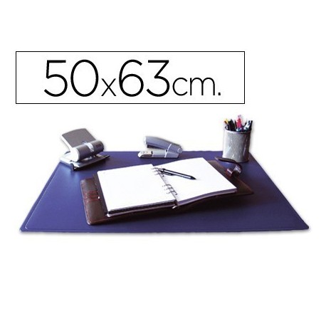 Vade de sobretaula PVC blau 50X63cm