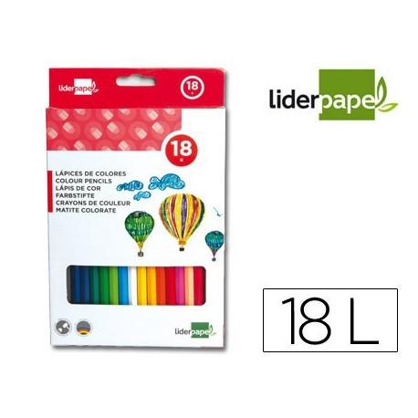 Estoig llapis Liderpapel Slim 18u.