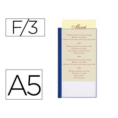 Carpeta portamenús A5