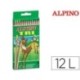 Estoig llapis Alpino Tri 12u.