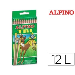 Estoig llapis Alpino Tri 12u.