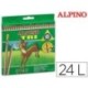 Estoig llapis Alpino Tri 24u.