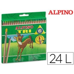Estoig llapis Alpino Tri 24u.