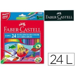 Estoig Faber Castell Ecolápiz aquarel·lables 24u.