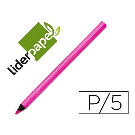 Llapis de colors neó jumbo rosa