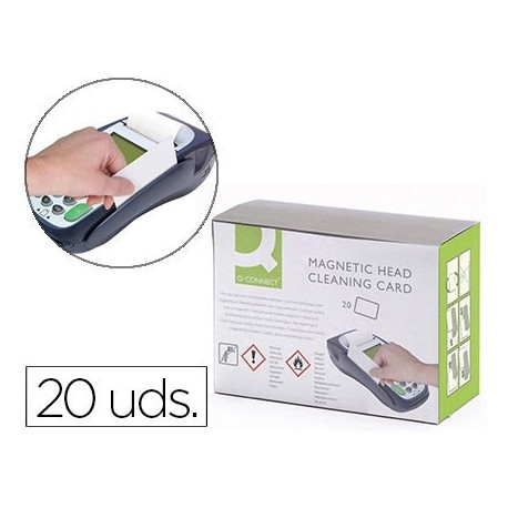 Targeta netejadora de banda magnètica 20u.