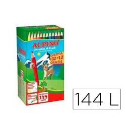 Estoig llapis Alpino Classbox 12x12colors (144u.)