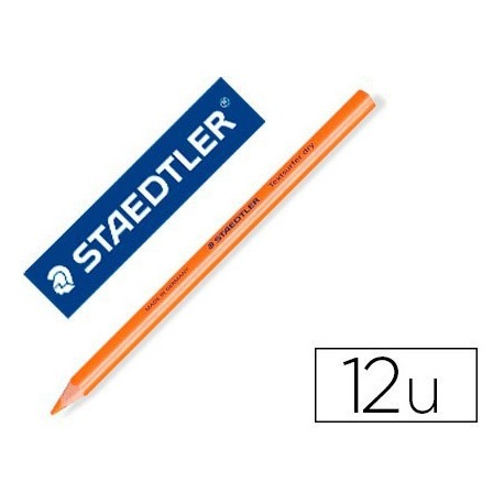 Llapis fluorescent Staedtler Top Star taronja 12u.