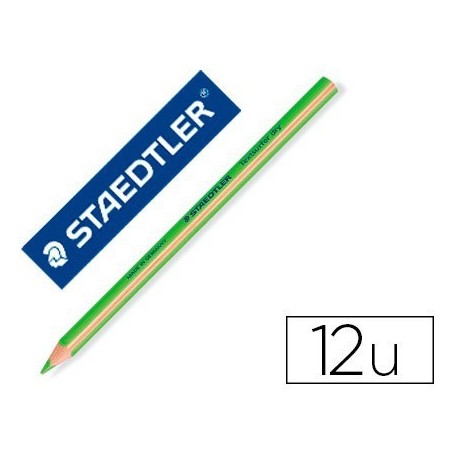 Llapis fluorescent Staedtler Top Star verd 12u.