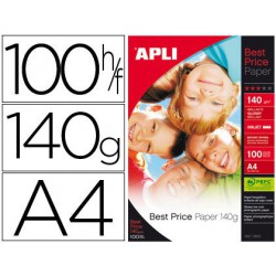 Papel best price Apli 140g. 100 hojas
