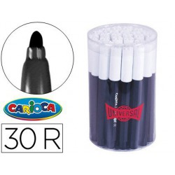 Rotulador Carioca Jumbo 30u. negro
